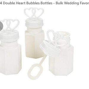 Double heart Wedding Bubbles